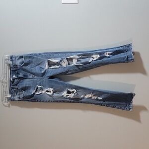 Cello straight legged ripped jeans